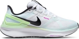 Nike Womens Zoom Structure 25 - Running Shoes - Black / White / Glacier Blue Size 10.0
