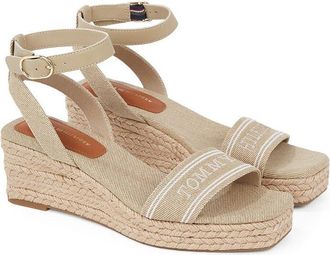 Tommy Hilfiger Sandalen in leer met hak
