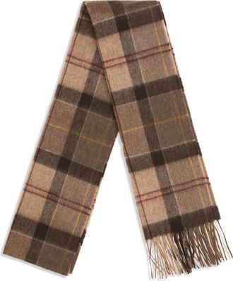 Barbour Womens Tartan Scarf Muted Scarfs