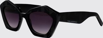 Karl Lagerfeld Occhiali da sole oversize in acetato con forma irregolare