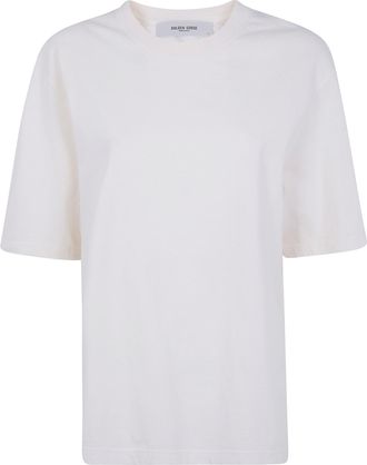 Golden Goose Relaxed Fit T-Shirt Cotton Jersey Logo Patch