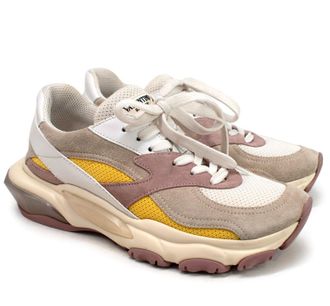 Valentino Garavani Valentino Suede, Mesh & Leather Chunky Sneakers Size 37