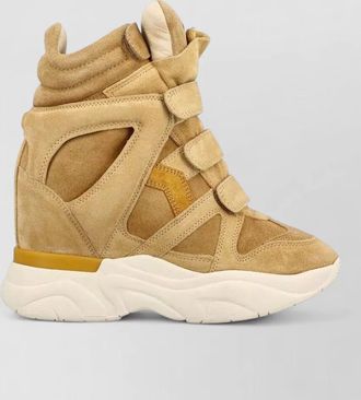 Isabel Marant balskee suede leather sneakers high top