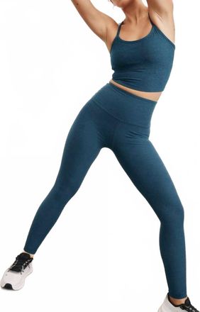 Beyond Yoga Spacedye Slim Racerback Tank In Blue Gem