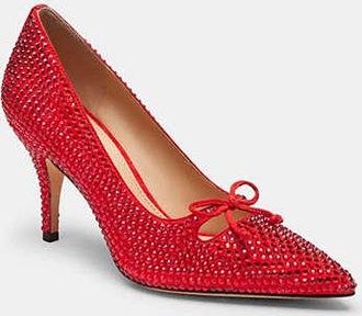 Coach Pump With Crystals