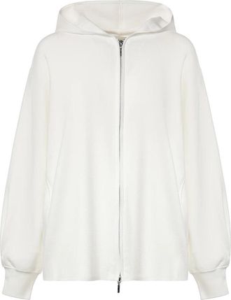 Max Mara Zip-throughs - Dames - Vesten met rits - Wit - S - Hoodies & sweatvesten
