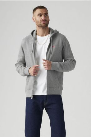 Levi's Felpa con cappuccio e cerniera - Uomo - S - Grigio / Dress Blues