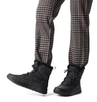 Sorel WHITNEY II PLUS LACE Womens Winter Boots Black - Size UK 5