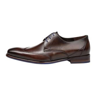 Floris Van Bommel Schoenen, Heren, Bruin, 43 1/3 EU, Leer, De Stijler
