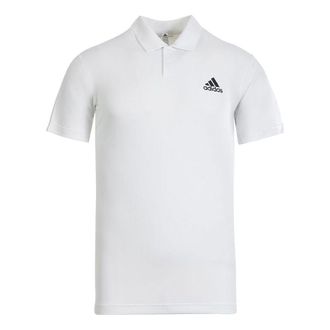 adidas H.rdy Polo Tennis Sports Training Breathable Short Sleeve Polo Shirt White GL5813