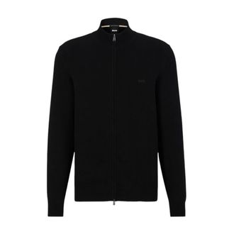 HUGO BOSS Heren, Truien, Zwart, Maat: 2XL Acryl