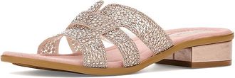 David Tate Cristal Womens Sandals Dusty Rose : 10.5 WW (EE), Synthetic
