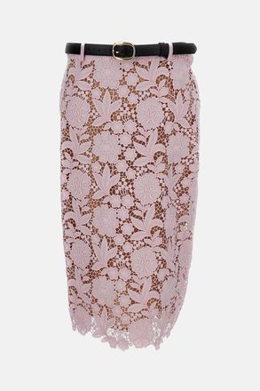 Self Portrait Gonna Midi In Pizzo