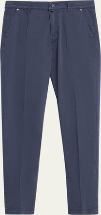 Kiton Mens Cotton Poplin Slim Four-Pocket Pants