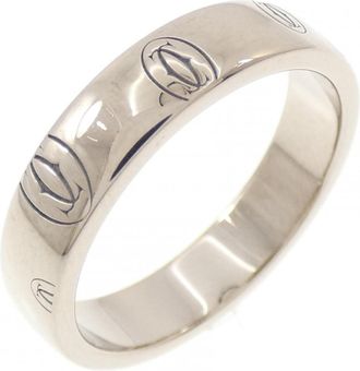 Cartier White Gold White Gold (18K) Band Ring (Pre-Owned)