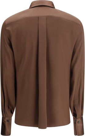 Brunello Cucinelli Silk Blouse - Brown