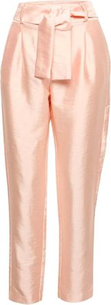 Maje belt straight-leg trousers - Pink