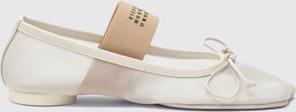 Maison Margiela Ballerine Mary Jane in nylon con punta asimmetrica