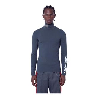 Lacoste Runway Loose Fit Joggers met streepdetail - Heren - Truien - Grijs - Maat: L Gabardine