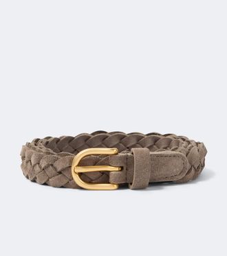 Lardini Braided suede belt