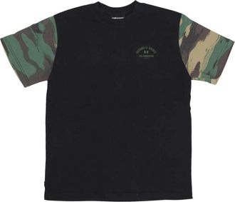 The Hundreds Washed Camo Tee - Heren - T-shirts - Zwart - M - Katoen - Tops