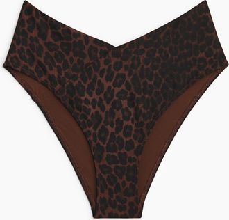 H&M Cheeky Bikinihose High Rise - Beige