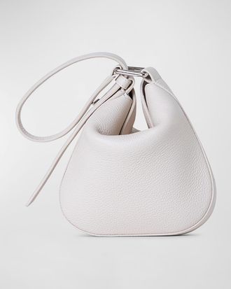 Akris Anna Mini Leather Hobo Bag