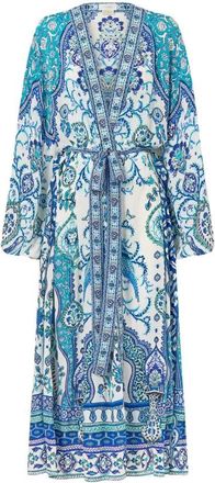 Camilla Zijden Blouson Mouwlaag - Dames - Casual kleedjes - Veelkleurig - ONE Size - Kleedjes