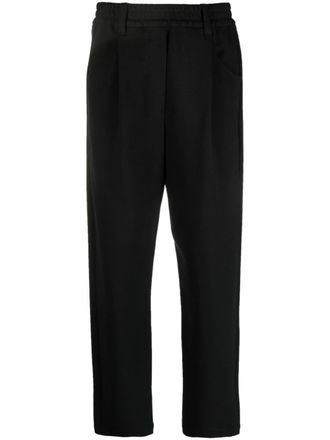 Brunello Cucinelli elasticated-waist slouchy trousers - Nero