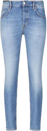 Pantaloni Torino Tapered-Fit Jeans - Heren - Skinny Jeans - Blauw - W34 - Jeans