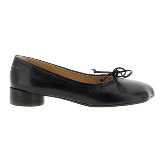 Maison Margiela Schoenen, Dames, Zwart, 40 EU, Leer, Anatomic Numeric Ballerinas