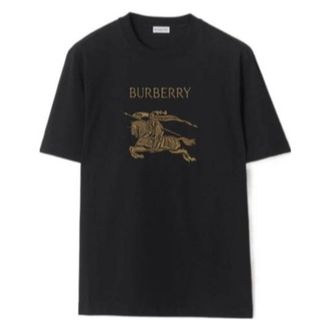 Burberry Knight Cotton T-shirt, Size Small