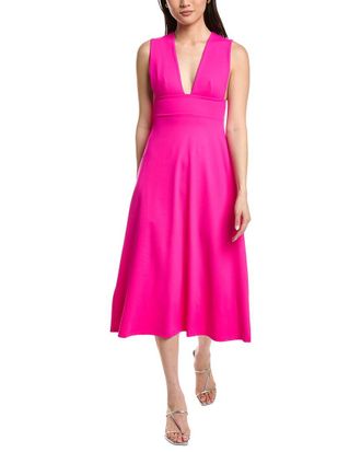 Susana Monaco Low Neck Tank Flared Midi Dress