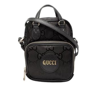 Gucci Pre-owned Cross Body Bags, female, Black, Size: ONE SIZE Pre-owned Off the Grid Satchel