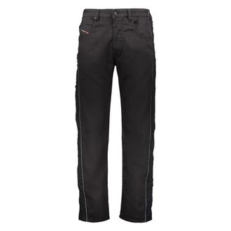 Diesel Straight Jeans, male, Black, Size: W38 Jeans 5 pockets