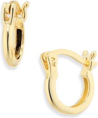 Argento Vivo Mini Huggie Hoop Earrings in Gold at Nordstrom Rack