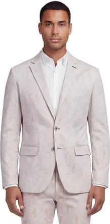 Lords of Harlech Paisley Explosion Mens Tailored Blazer in Paisley Explosion Ivory at Nordstrom, Size 38