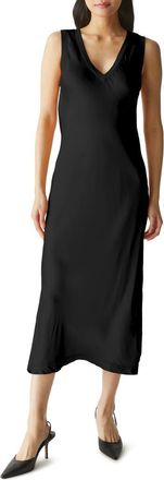 Michael Stars Randi Sleeveless V-Neck Midi Dress in Black at Nordstrom, Size X-Small