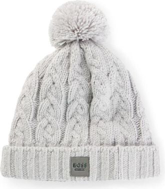 BOSS Equestrian lightweight bobble hat with fleece inner