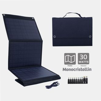 Mundus Mundus - Panel Solar Plegable De 30w Para Estaci&oacute;n De Energ&iacute;a Orium