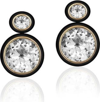 Goshwara Melange Drop Earrings in Clear at Nordstrom