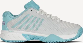 K-Swiss Womens Hypercourt Express 2 Shoes In Brtwh/angbl/srll