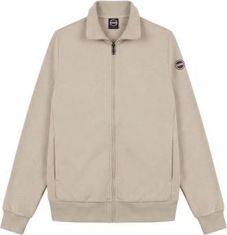 Colmar Sweatshirt met volledige ritssluiting - Heren - Vesten met rits - Beige - M - Katoen - Hoodies & sweatvesten