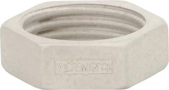 VETEMENTS Anello Nut Brass - Argento
