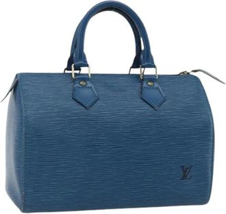 Louis Vuitton Pre-owned Handbags, female, Blue, Size: ONE SIZE Pre-owned Speedy 25 Hand Bag