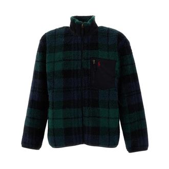Polo Ralph Lauren Giacca in pile a quadri - - Sport - Uomo - Multicolore - S