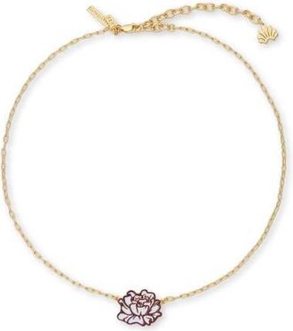 Lele Sadoughi Pi Beta Phi Charm Necklace in Gold 720 at Nordstrom, Size 18