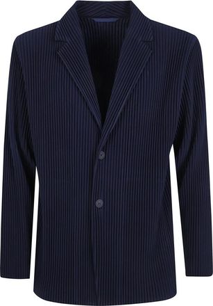 Issey Miyake Jassen, Heren, Blauw, S, Blazers