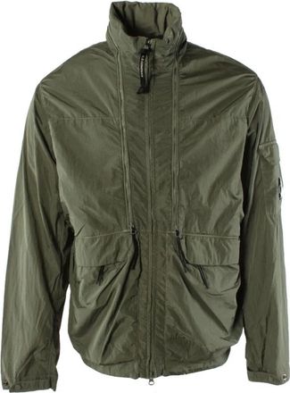 C.P. Company Chrome-R Zipped Jacket - Heren - Zomerjassen - Groen - L - Jassen
