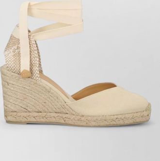 Castaner clear cotton espadrille sandals
